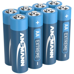 Ansmann 1512-0012 AA Batteries Lithium 2850mAh 1.5V 8 pcs Up to 700% Power