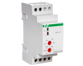 Automat schodowy z ogranicznikiem poboru mocy 200-1000VA 16A 1Z 0,5-10min OMS-635