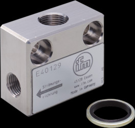 Process adapter, 300 bar/30 MPa, M12, G 1/8, 2-100 ml/min for low flow rates, E40129