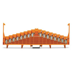 WAGO 727-136/001-000 8-level Same Potl. Block 0-7/7-0 No Lock 15mm Orange