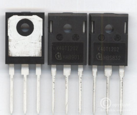 IKW40N120T2 (K40T1202) IGBT 75A 1200V 480W (75/40/160A) TO-247 TRANZYSTOR