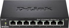 Switch D-Link DES-108, 8, 100 MBit/s