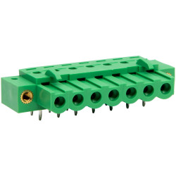 Camblock Plus CTBP97HJ/7FL 5.08mm Pluggable PCB Female Horiz Flanged T/Block 7p