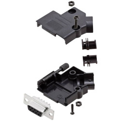 Encitech 6355-0034-13 D-Sub Receptacle Set 25 Pins Solder Bucket