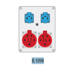 Rozdz Gn.32/5 16/5 230Vx2 IP44 PAWBOL B.1098