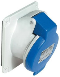 Gniazdo przemysłowe, kątowe, 2p+E, 32A, 200...250 V AC, IP 44 PKF32F423