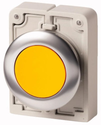 Napęd przycisku 30mm płaski żółty bez samopowrotu M30C-FDR-Y 182946
