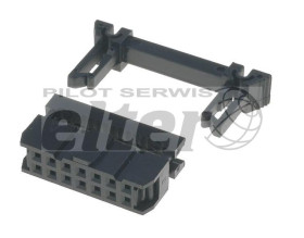 Gniazdo IDC żeńskie zaciskane na taśmę 14PIN gold