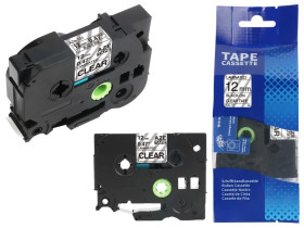 Taśma do drukarki BROTHER TZ-131 / 12mm 8m / Przeźroczysta taśma TZe-131