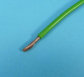 LIFY-2,50mm GREEN PRZEWÓD ELAST.100mb