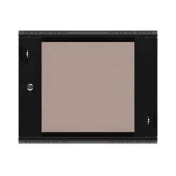 Szafa rack beznarzędziowy montaż, montowana na ścianie Extralink Premium 9U 600x450 Czarna