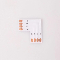 Złączka LED 10mm RGB kątowa L