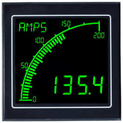 Trumeter APM-M2-ANO Amp/Freq Meter Neg LCD Digital/4-20mA Outputs 100-240V AC