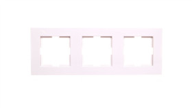 Karre Ramka 3-Krotna, Kolor Biały / 90960262