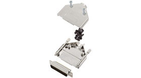 Osłona 25-pinowe D Sub Hoods do Dla kabla Encitech Connectors