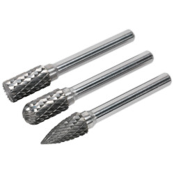 Sealey SDBK3 Rotary Burr Set 3pc
