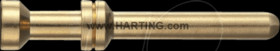 09 33 000 6118 Contact pin, 1mm², copper, gold plated