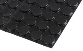 Stopki samoprzylepne grubość: 4.1mm Czarny średnica: 19.1mm Cylindryczny Przyklejanie RS PRO