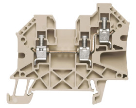 Blok zacisków przelotowych Weidmuller poziomy: Pojedynczy 26 → 10AWGŚruba W 32A 800 V