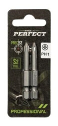 Końcówka bit 1/4” - blister PH2x50mm (2szt) STALCO PERFECT S-66350