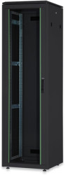 Server cabinet, 26 U, (H x W x D) 1342 x 600 x 600 mm, IP20, sheet steel, black, DN-19 26U-6/6-B-1