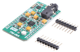 Narzędzie rozwojowe z kategorii „komunikacja i łączność bezprzewodowa&#148; MikroElektronika 76 → 108MHz Płytka Click
