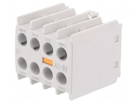 AU-4M-2A2B Styki pomocnicze: czołowy, -5÷60C, IP20, NC x2 + NO x2