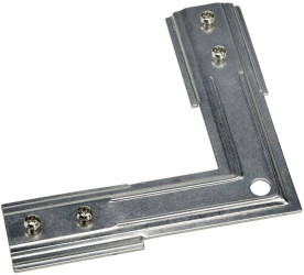 SLV 143152 Element systemu szynowego wysokonapięciowego nikiel (matowy)