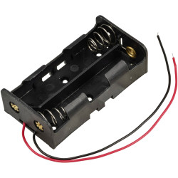 TRU COMPONENTS TC-13220700 Battery tray 2x 18650 76x40x21mm with cable