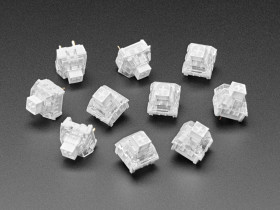 Kailh Mechanical Key Switches - Clicky White - 10 pack (Cherry MX White Compatible)