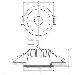 Oświetlenie wewnętrzne LED EVN C54N06012125 C54N06012125 6 W 531 lm