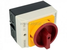 Wyłącznik 20A, 4tory 2war ( 0-1 ) ( 67x67mm) obud.