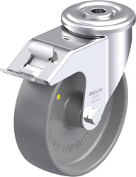 Blickle 936880 LER-PO 125G-FI-ELS Rolka obrotowa z blachy stalowej Średnica koła: 125 mm Maksymalne obciążenie: 150 kg 1