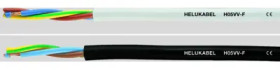 PVC sheathed cable H05VV-F 3 G 1.0 mm², unshielded, white, 29461