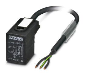 Przewód czujnik-siłownik Złącze A DIN 43650 Form B liczba rdzeni 3 długość 5m Rodzaj A Męskie