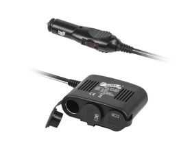 Rozgałęziacz gniazda zapalniczki x3 z gniazdem zapalniczki master