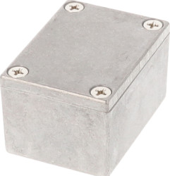 Aluminum die cast enclosure, (L x W x H) 53 x 38 x 31 mm, natural, IP54, 1590H