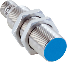 Czujnik zbliżeniowy M18 Indukcyjny 14 mm SICK Montaż na płytce drukowanej 10 → 30 V DC długość 69mm cylindryczny