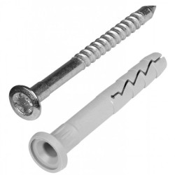 Kołki rozporowe wbijane szybkiego montażu z kołnierzem FX-K 6x40 200 sztuk KOELNER