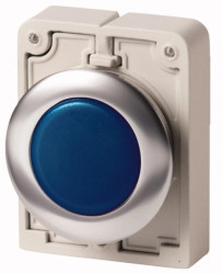 Główka lampki sygnalizacyjnej 30mm płaska niebieska M30C-FL-B 183284