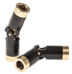 Przegub uniwersalny liczba połączeń Pojedyncze otwór 10 x 10mm 45° dł. całkowita 67.6mm mosiężny średnica zew 17.5mm