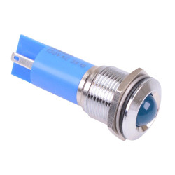 Q16P1CXXB130E Blue Prominent 16mm 130VAC LED Panel Indicator IP67 APEM