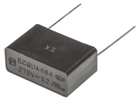 Kondensator foliowy 680nF 275V ac Panasonic Polipropylenowe rozstaw: 22.5mm THT ±10