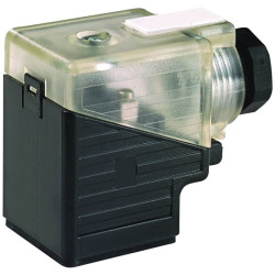 Murrelektronik 7000-29361-0000000 Solenoid Connector Black/Transparent