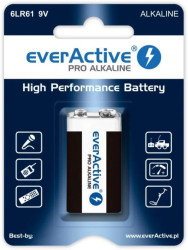Bateria alkaliczna 6LR61 / 6LF22 9V everActive Pro (blister 1szt.)