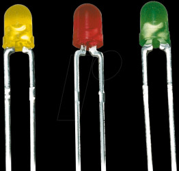 L-53ID-12V LED, 5 mm, wired, 12 V, red, 30 mcd, 60°