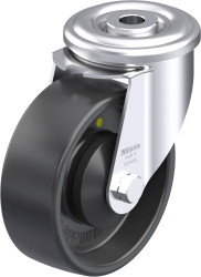 Blickle 953158 LER-PP 100KA-EL Rolka obrotowa z blachy stalowej Średnica koła: 100 mm Maksymalne obciążenie: 150 kg 1 sz