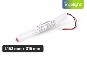 Pakiet akumulatorów NiCd 3,6V 600mAh do oprawy VELLA 125 1H - L153 x Ø15 / 96000