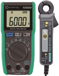 Multimetr TRMS 600V KEW1021R AC/DC + cęgi 8115 AC 130A/DC 180A