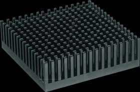 ICK PGA 14X14 Heat sink, 31.34 mm, aluminum, 10 K/W, PGA